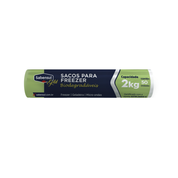 Sacos Para Freezer Biodegradáveis 2kg - 50 unidades